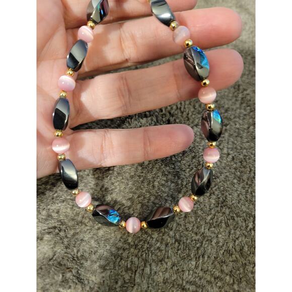 Honora cultured freshwater pearl necklace, 15" multi-colored, - Picture 2 of 5